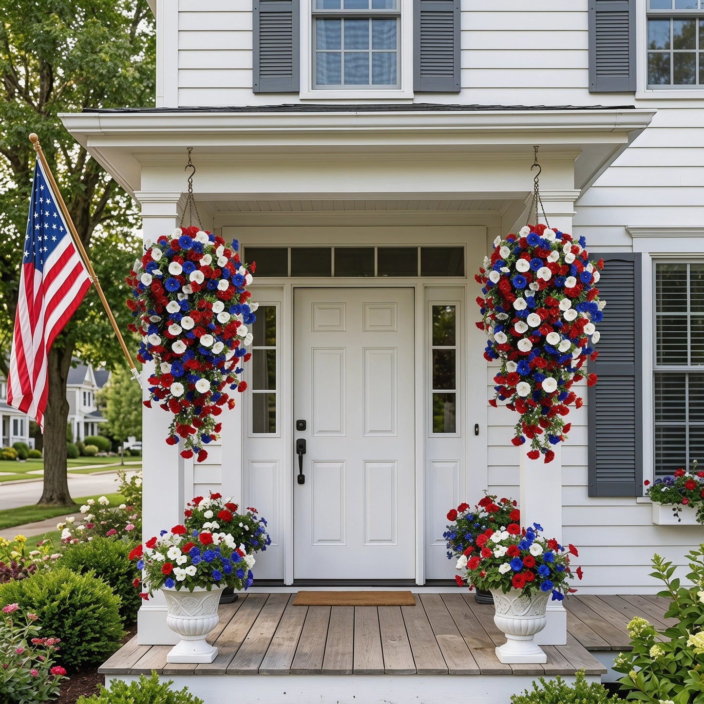 4th of July Decoration Tricolor Patriotic Artificial Flower