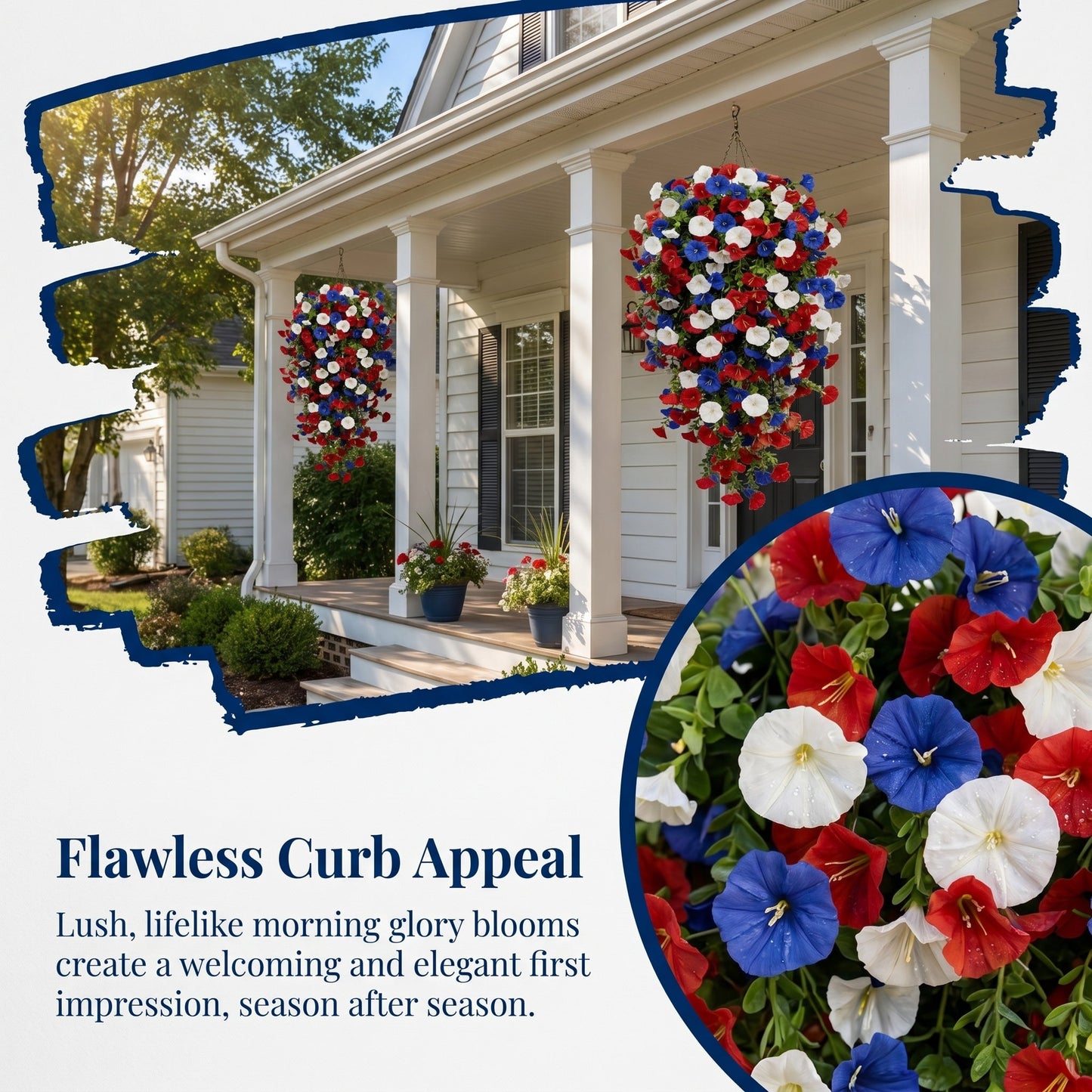 4th of July Decoration Tricolor Patriotic Artificial Flower
