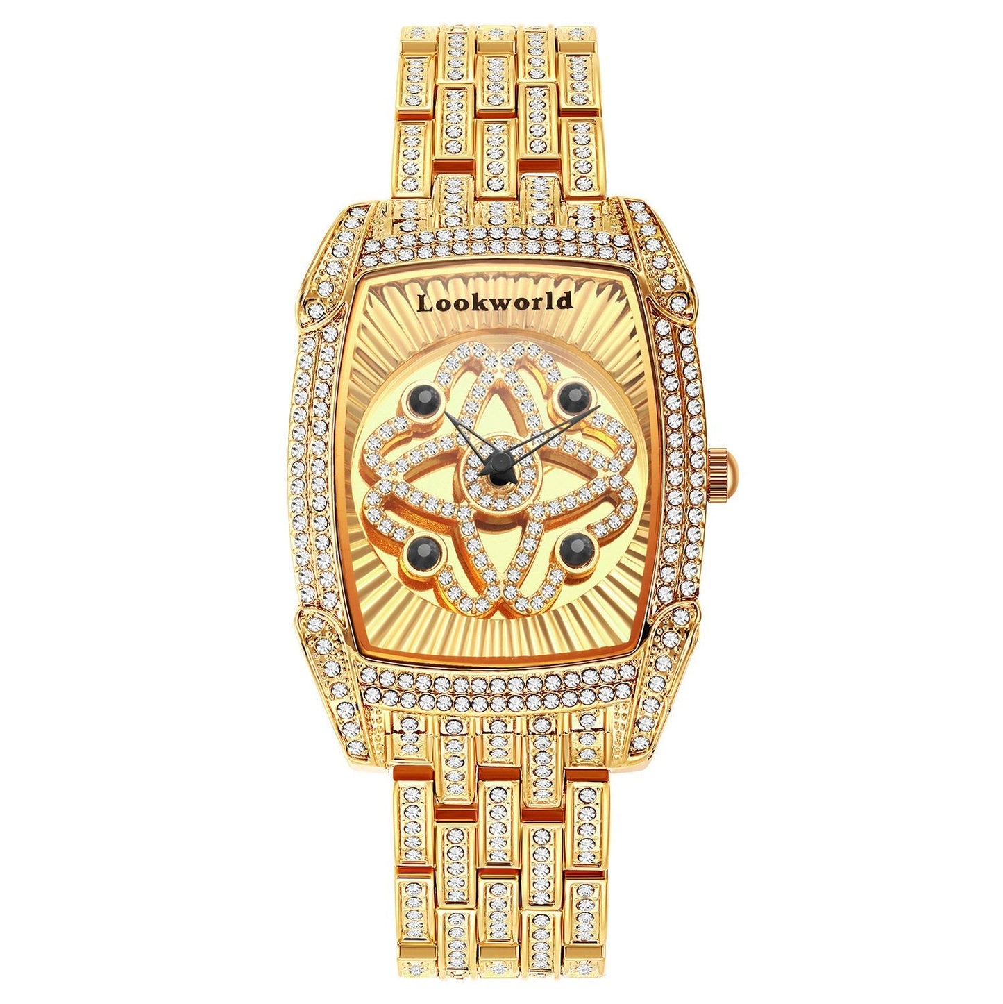Women’s Rotating Crystal Dial Fashion Watch-Enhance Your Luck