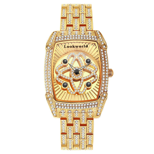 Women’s Rotating Crystal Dial Fashion Watch-Enhance Your Luck