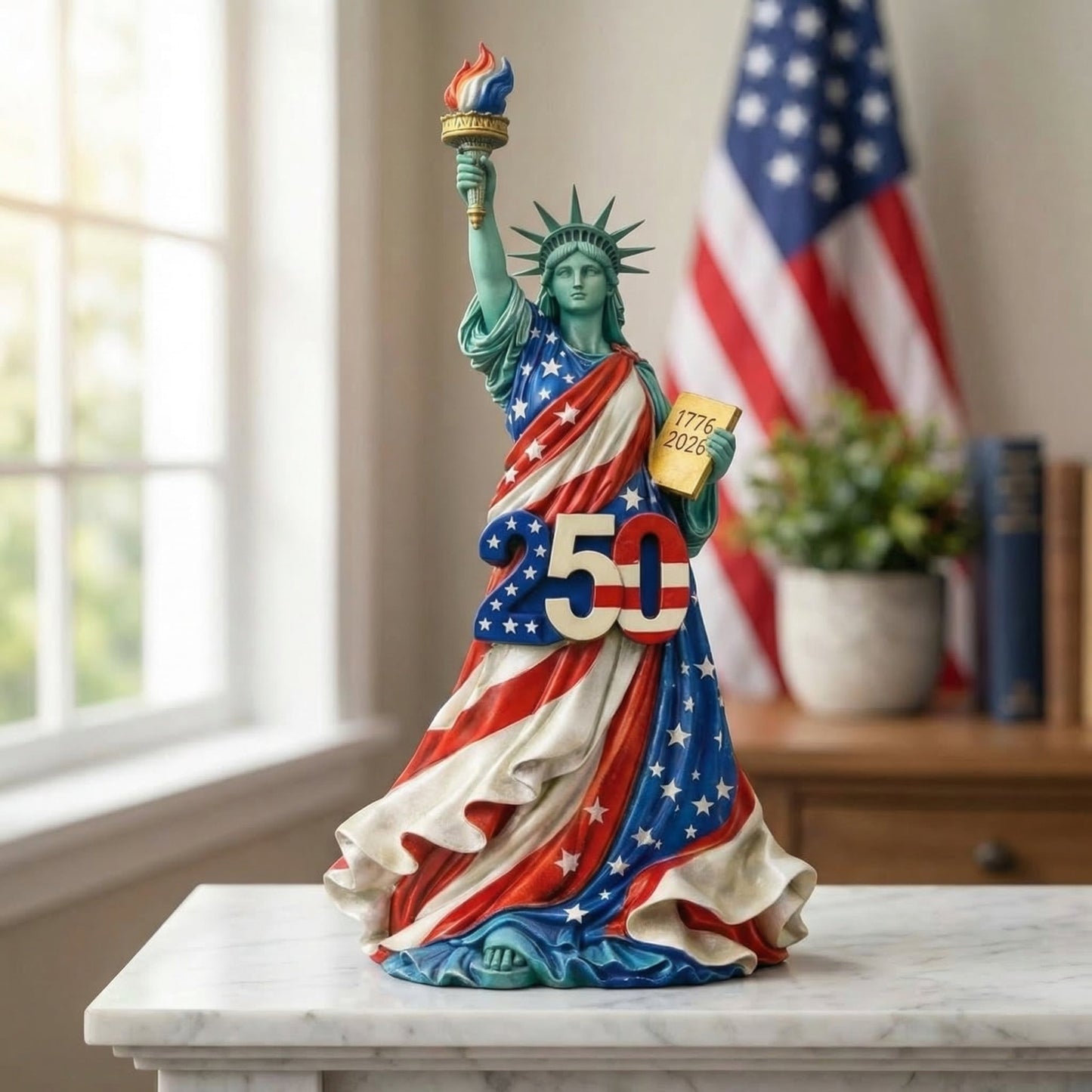 🇺🇸 1776–2026 Liberty Statue™ 🗽 Celebrate 250 Years of Freedom in Bold American Style 🔥