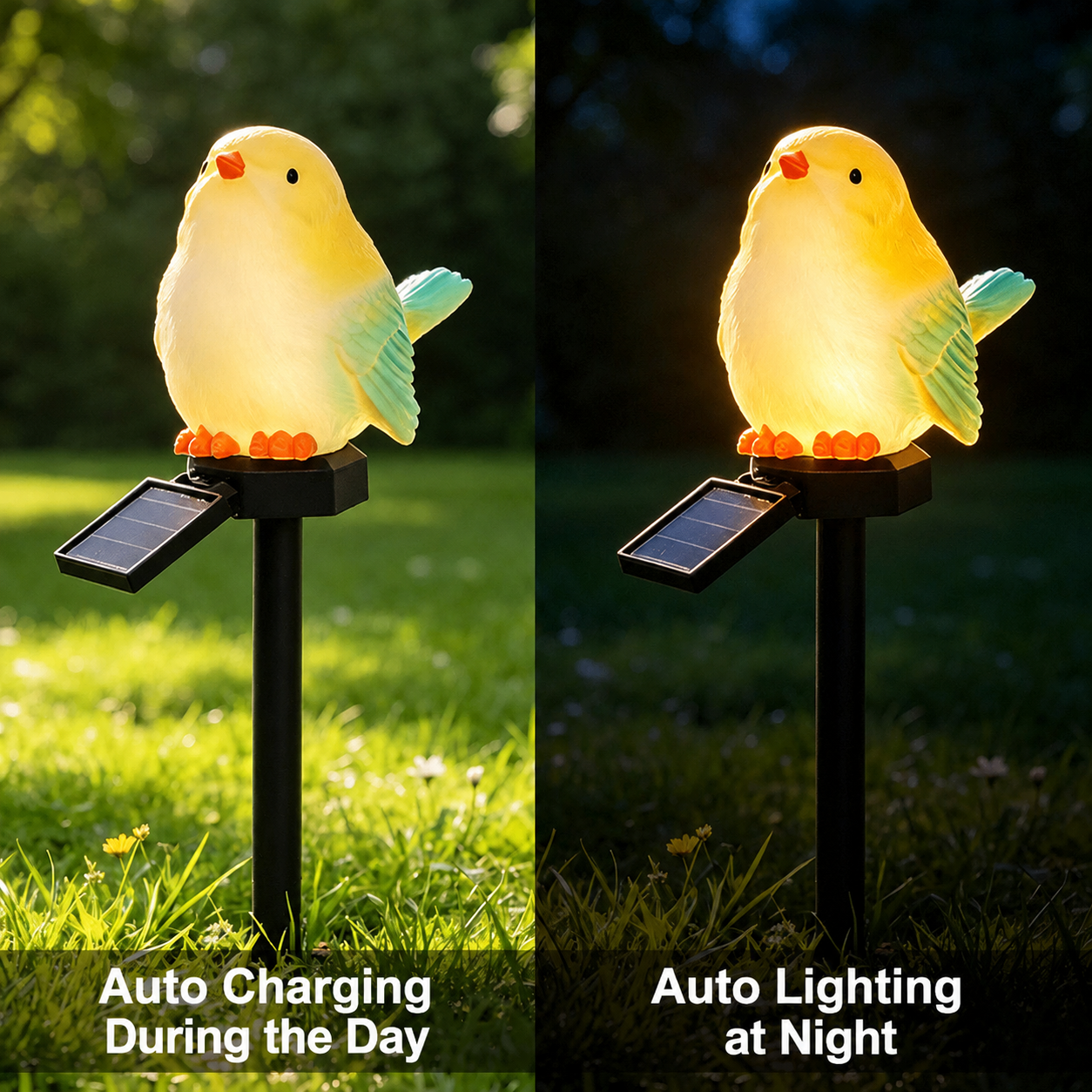 🐦 Your Garden's New Favorite Visitors - Adorable solar bird lights that glow beautifully at night and instantly add charm to any outdoor space.