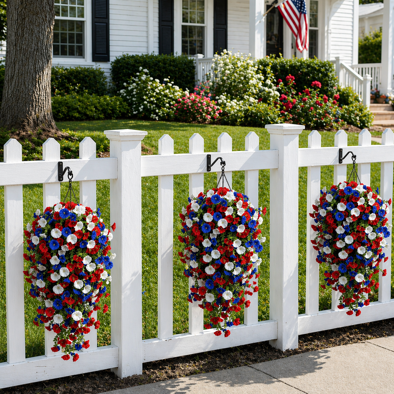 4th of July Decoration Tricolor Patriotic Artificial Flower