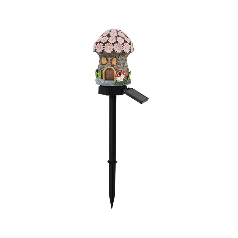 ⚡LIMITED TIME — 60% OFF💡🏡Solar Fairy-Tale Mushroom Cottage Garden Light🍄✨
